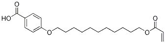 4-(11-Acryloyloxyundecyloxy)benzoic acid Structure,106620-90-0Structure