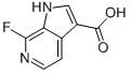 7-Fluoro-1h-pyrrolo[2,3-c]pyridine-3-carboxylic acid Structure,1067193-35-4Structure