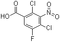 2,4-Dichloro-5-fluoro-3-nitrobenzoic acid Structure,106809-14-7Structure