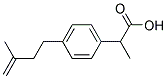 Benzeneacetic acid,-alpha--methyl-4-(3-methyl-3-butenyl)-(9ci) Structure,106897-81-8Structure