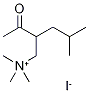 2-Acetyl-n,n,n,4-tetramethylpentan-1-aminium iodide Structure,1069-62-1Structure