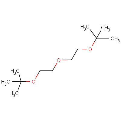 2-Methyl-2-[2-[2-[(2-methylpropan-2-yl)oxy]ethoxy]ethoxy]propane Structure,107-79-9Structure