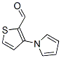 3-(1H-Pyrrol-1-yl)-2-thiophenecarbaldehyde Structure,107073-28-9Structure