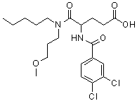 Loxiglumide Structure,107097-80-3Structure