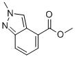 2-Methyl-2h-indazole-4-carboxylic acid methyl ester Structure,1071428-43-7Structure