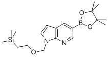 1-[[2-(Trimethylsilyl)ethoxy]methyl]-1h-pyrrolo[2,3-b]pyridin-5-boronic acid, pinacol ester Structure,1071454-83-5Structure