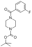 4-(3-Fluoro-benzoyl)-piperazine-1-carboxylic acid tert-butyl ester Structure,1071521-63-5Structure