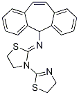 5H-dibenzo[a,d]cyclohepten-5-amine, n-[3-(4,5-dihydro-2-thiazolyl)-2-thiazolidinylidene]- Structure,1072145-33-5Structure