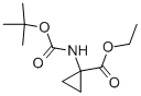 1-[[(1,1-Dimethylethoxy)carbonyl]amino]cyclopropanecarboxylic acid ethyl ester Structure,107259-05-2Structure