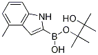 4-Methyl-1H-indole-2-boronic acid pinacol ester Structure,1072811-23-4Structure