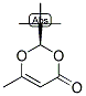 (R)-2-tert-butyl-6-methyl-1,3-dioxin-4-one Structure,107289-20-3Structure