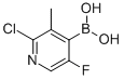 Boronic acid, B-(2-chloro-5-fluoro-3-methyl-4-pyridinyl)- Structure,1072944-10-5Structure