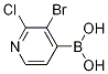 3-Bromo-2-chloropyridine-4-boronic acid Structure,1072944-16-1Structure