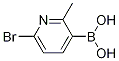 Boronic acid, B-(6-bromo-2-methyl-3-pyridinyl)- Structure,1072944-22-9Structure