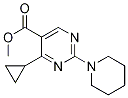 Methyl 4-cyclopropyl-2-(piperidin-1-yl)pyrimidine-5-carboxylate Structure,1072944-55-8Structure