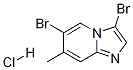 3,6-Dibromo-7-methylimidazo[1,2-a]pyridine, HCl Structure,1072944-65-0Structure