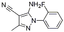 5-Amino-4-cyano-1-(2-fluorophenyl)-3-methylpyrazole Structure,1072944-83-2Structure