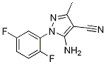 5-Amino-4-cyano-1-(2,5-difluorophenyl)-3-methylpyrazole Structure,1072944-86-5Structure