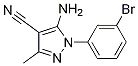 5-Amino-1-(3-bromophenyl)-4-cyano-3-methylpyrazole Structure,1072944-89-8Structure