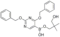 2,4-Bis(benzyloxy)pyrimidin-5-ylboronic acid, neopentyl ester Structure,1072944-91-2Structure