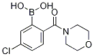 5-Chloro-2-(morpholine-4-carbonyl)phenylboronic acid Structure,1072946-43-0Structure