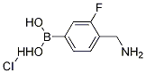 4-(Aminomethyl)-3-fluorophenylboronic acid hcl Structure,1072946-45-2Structure