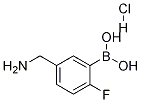 5-(Aminomethyl)-2-fluorophenylboronic acid hcl Structure,1072946-46-3Structure