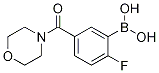 2-Fluoro-5-(morpholine-4-carbonyl)phenylboronic acid Structure,1072951-41-7Structure