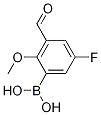 5-Fluoro-3-formyl-2-methoxyphenylboronic acid Structure,1072951-73-5Structure