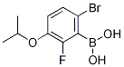 (6-Bromo-2-fluoro-3-isopropoxyphenyl)boronic acid Structure,1072951-99-5Structure