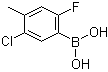 5-Chloro-2-fluoro-4-methylphenylboronic acid Structure,1072952-42-1Structure