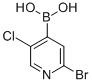 2-Bromo-5-chloropyridine-4-boronic acid Structure,1072952-51-2Structure