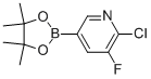 6-Chloro-5-fluoropyridine-3-boronic acid pinacol ester Structure,1073312-28-3Structure