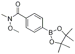 4-(N,o-dimethylhydroxylaminocarbonyl)phenylboronic acid pinacol ester Structure,1073353-58-8Structure