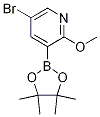 5-Bromo-2-methoxypyridine-3-boronic acid pinacol ester Structure,1073353-75-9Structure