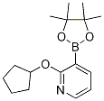 2-(Cyclopentyloxy)pyridine-3-boronic acid pinacol ester Structure,1073371-90-0Structure