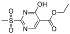 Ethyl 4-hydroxy-2-(methylsulfonyl)pyrimidine-5-carboxylate Structure,1073372-19-6Structure