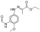 Ethyl pyruvate-3-formylamino-4-methoxyphenylhydrazone Structure,107575-59-7Structure