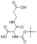 2-(N-boc-amino)-3-(2-carboxyethylamino)-3-oxopropanoic acid Structure,1076199-16-0Structure