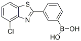 (3-(4-Chlorobenzo[d]thiazol-2-yl)phenyl)boronicacid Structure,1076232-78-4Structure