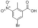 5-Bromo-2-methyl-3-nitrobenzoic acid Structure,107650-20-4Structure