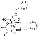 Benzyl n-acetyl-6-o-benzyl-alpha-d-muramic acid methyl ester Structure,107671-54-5Structure