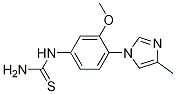 1-(3-Methoxy-4-(4-methyl-1h-imidazol-1-yl)phenyl)thiourea Structure,1077628-67-1Structure