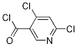 4,6-Dichloronicotinoyl chloride Structure,107836-75-9Structure