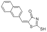 (5E)-2-Mercapto-5-(2-naphthylmethylene)-1,3-thiazol-4(5H)-one Structure,107916-92-7Structure