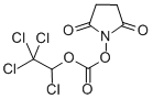 N-(1,2,2,2-tetrachloroethoxycarbonyloxy)succinimide Structure,107960-02-1Structure