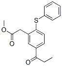 2-Phenylthio-5-propionylphenylaceticacidmethylester Structure,108051-48-5Structure