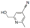 2-Hydroxymethyl-6-methyl-isonicotinonitrile Structure,108129-25-5Structure