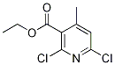 2,6-dichloro-4-methyl-3-Pyridinecarboxylic acid ethyl ester Structure,108130-10-5Structure