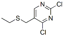 2,4-Dichloro-5-ethylsulfanylmethylpyrimidine Structure,108141-35-1Structure